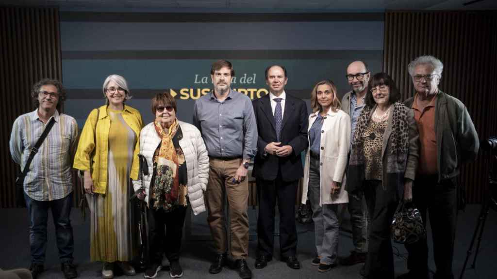 Mario Díaz junto a los suscriptores de EL ESPAÑOL.