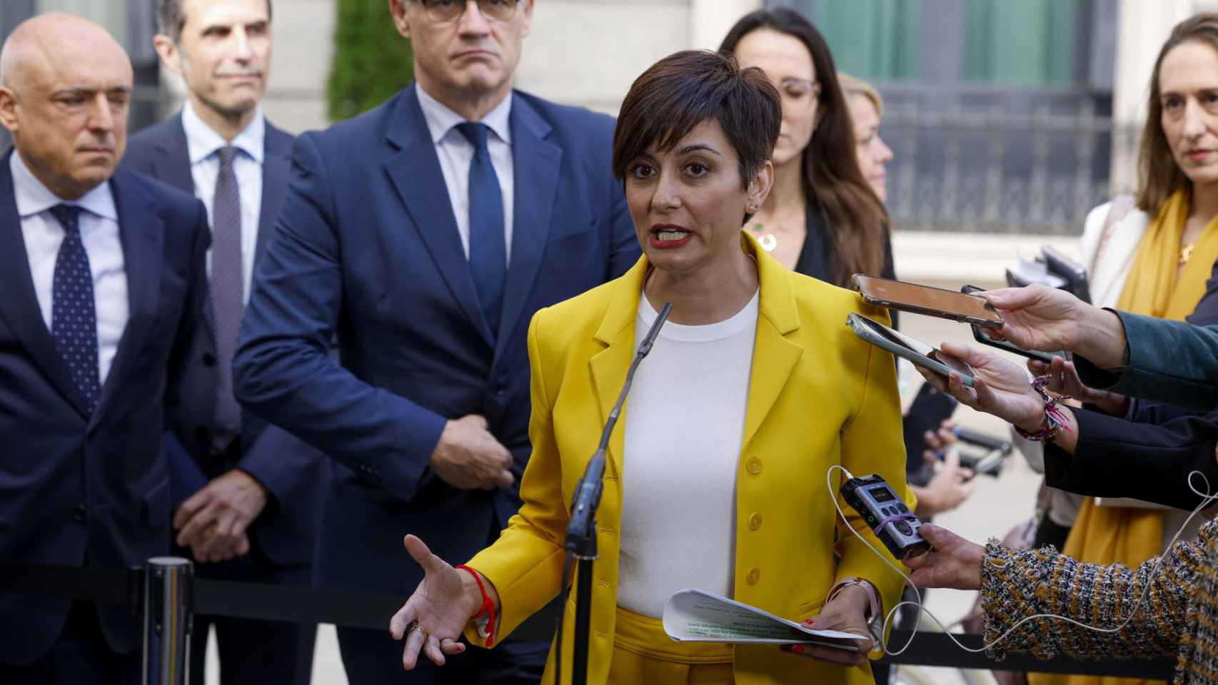 La ministra de Vivienda, Isabel Rodríguez, este jueves en el Congreso de los Diputados.