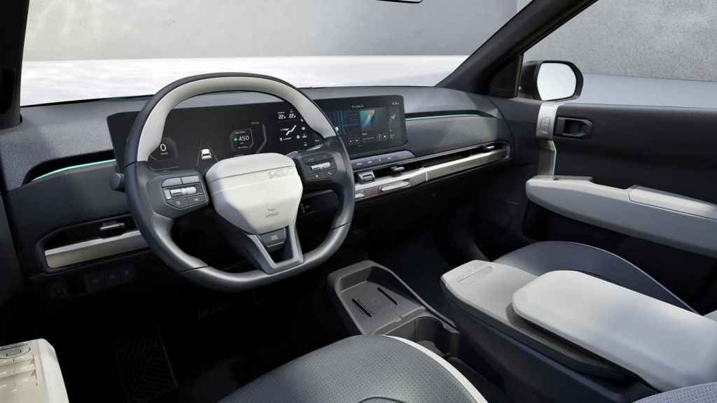 Interior del Kia EV3.