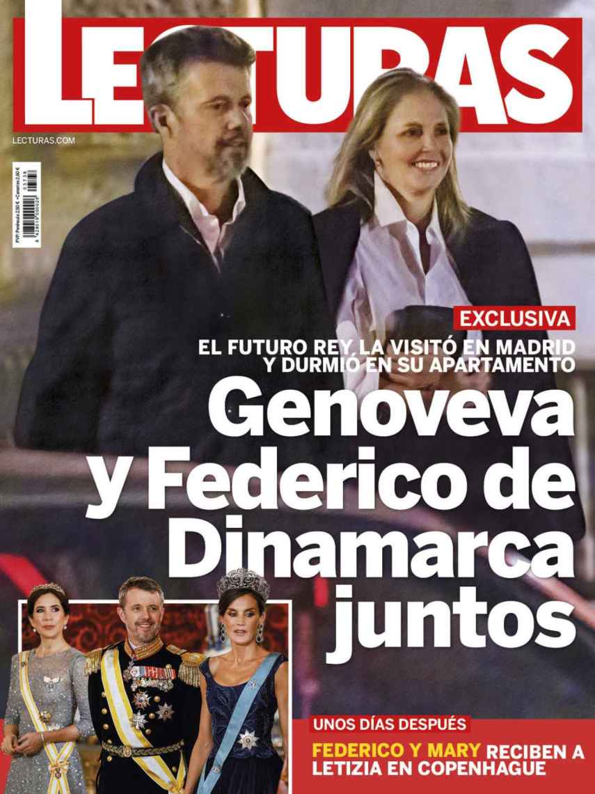 Portada de 'Lecturas' con Federico de Dinamarca y Genoveva Casanova como protagonistas.