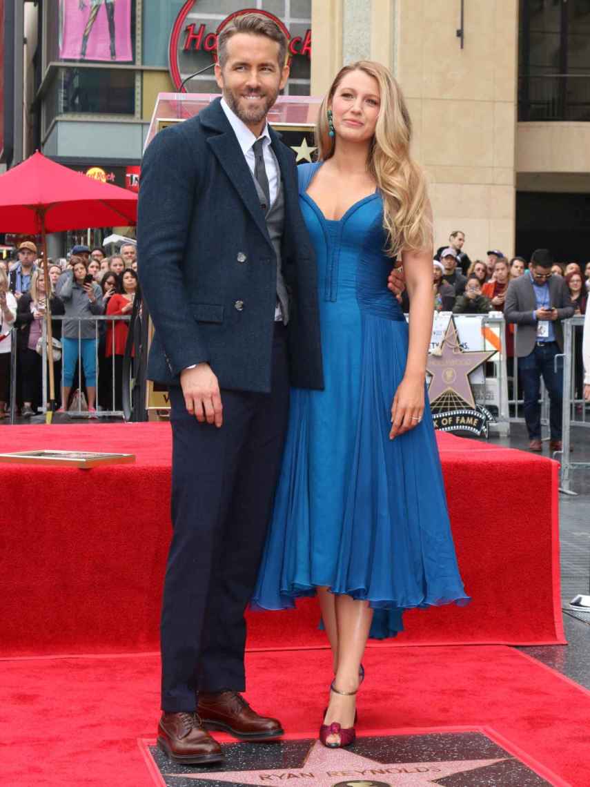 Ryan Reynolds y Blake Lively, en la ceremonia de inauguración.