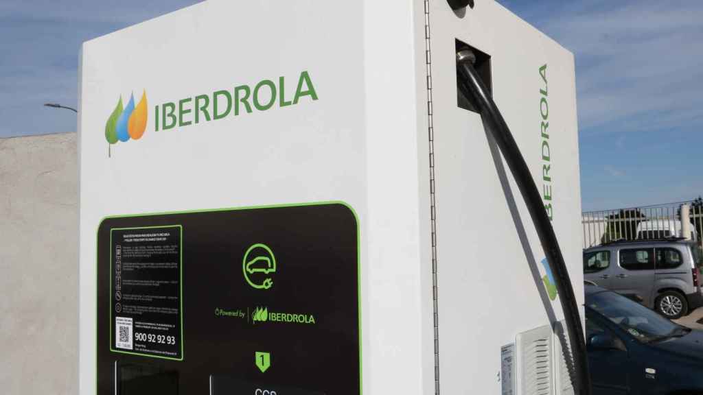 Punto de carga de Iberdrola.