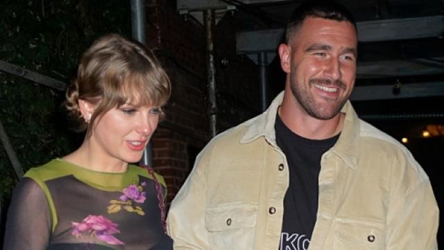 Taylor Swift y Travis Kelce, en una imagen de octubre.