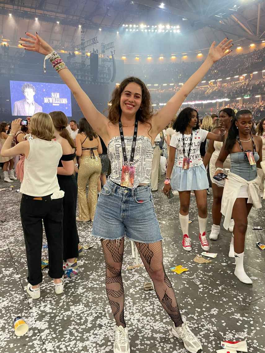 Eira en el concierto de Taylor Swift en Estocolmo.