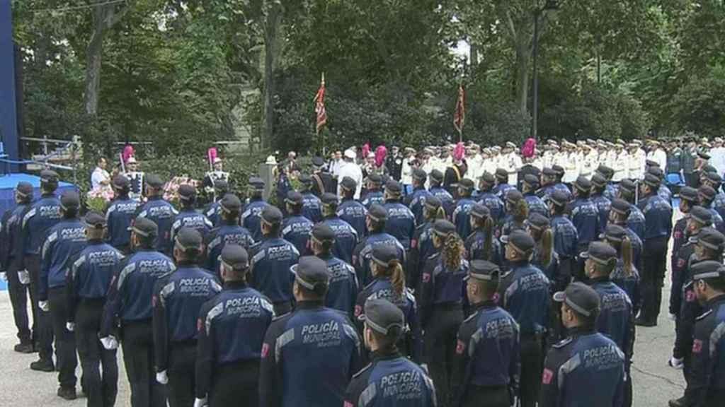 Opositores en la realización de las pruebas.
