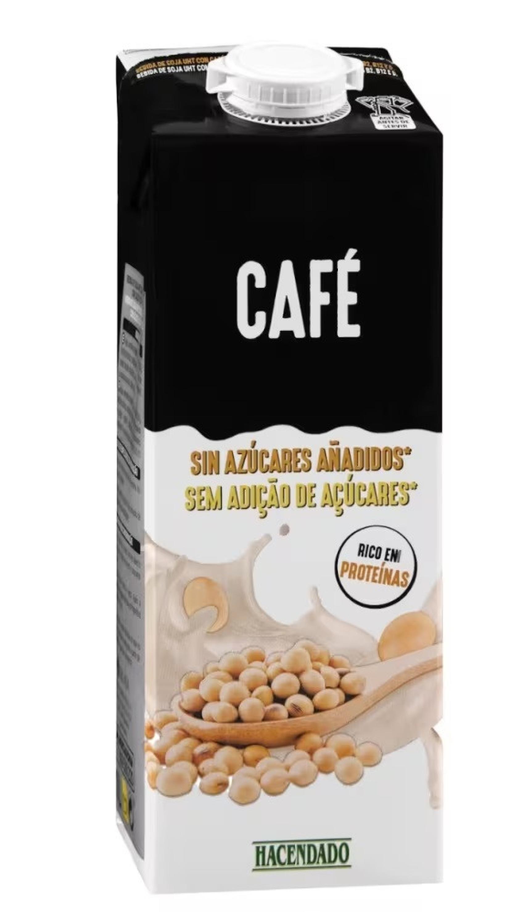Leche de soja con café de Mercadona.