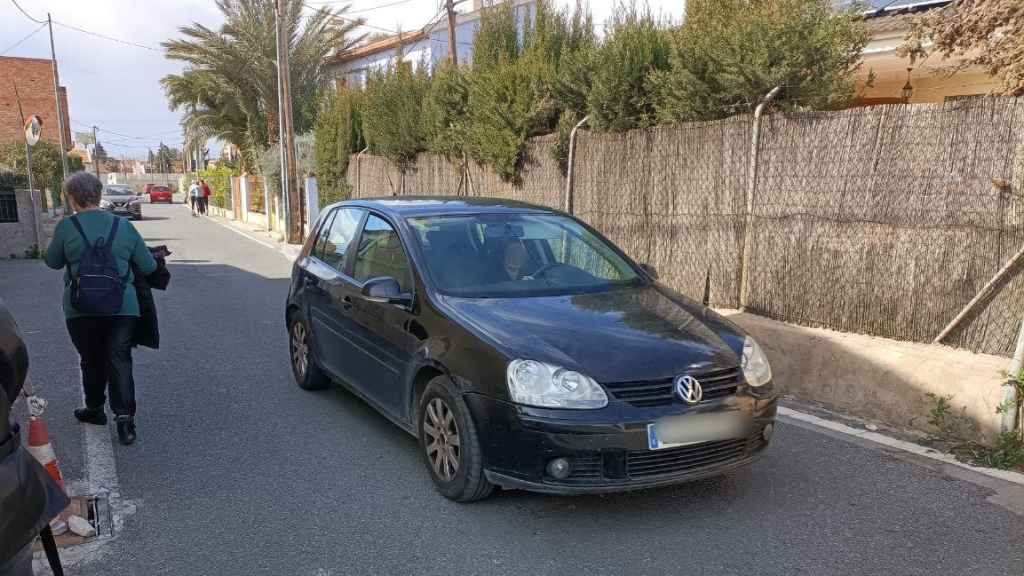 Una calle del barrio Senda de Granada (Murcia).