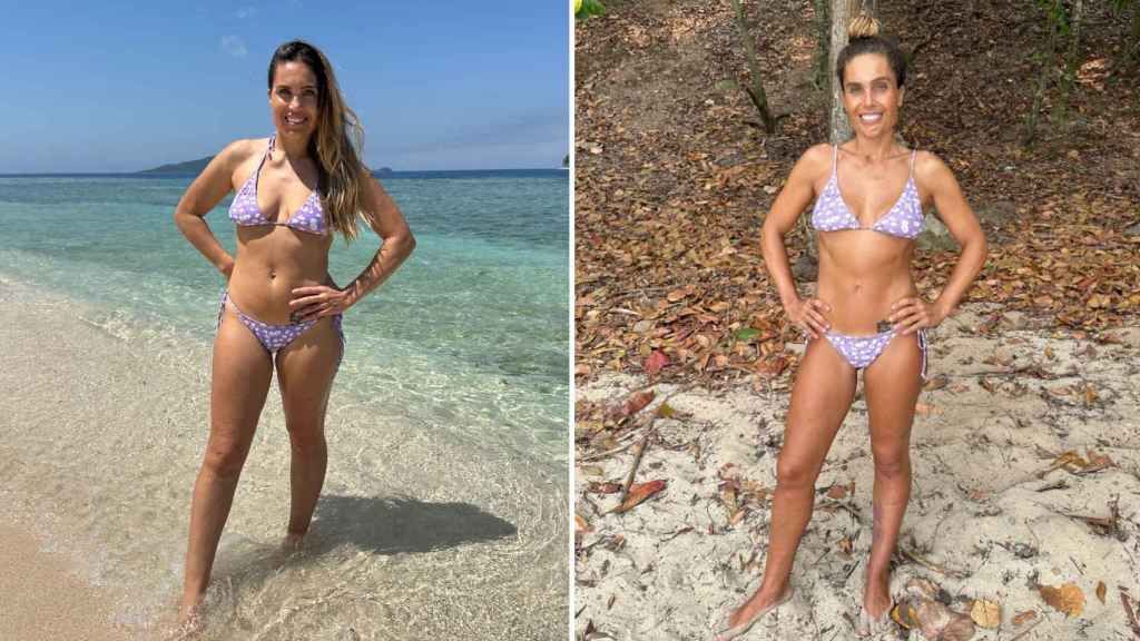 El antes y después de Blanca Manchón, concursante de 'Supervivientes 2024'. (Telecinco)
