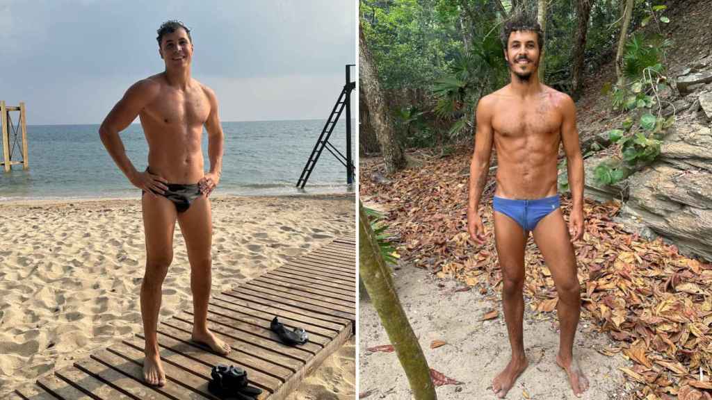 El antes y después de Kiko Jiménez, concursante de 'Supervivientes 2024'. (Telecinco)