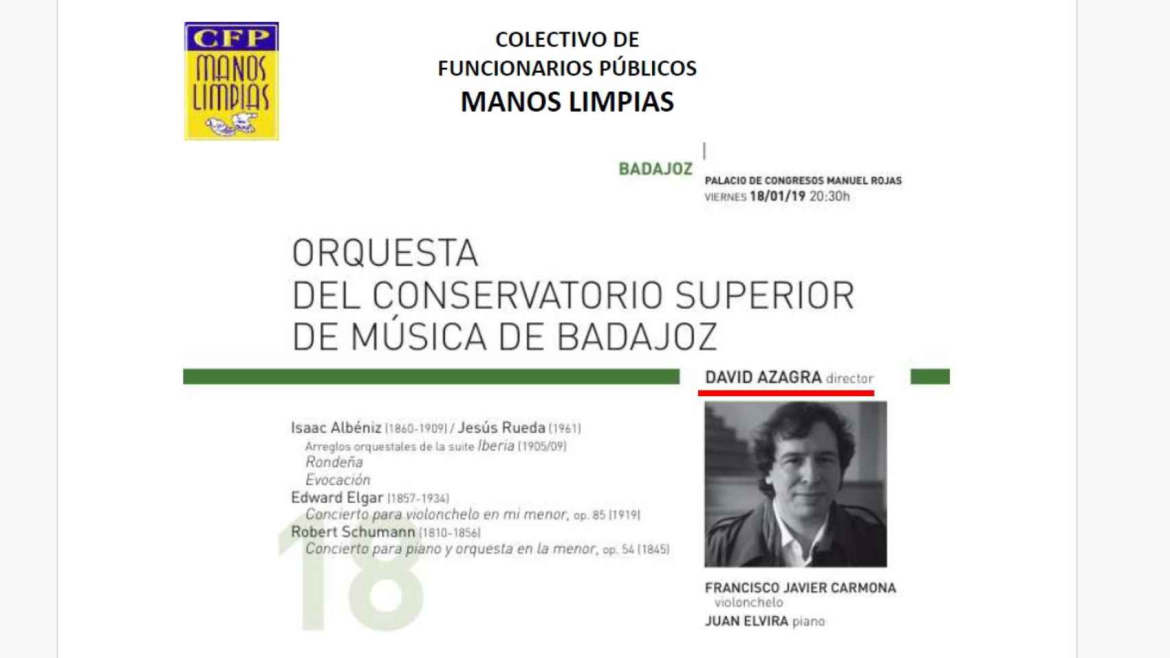 Extracto de la querella de Manos Limpias contra David Sánchez. EL ESPAÑOL