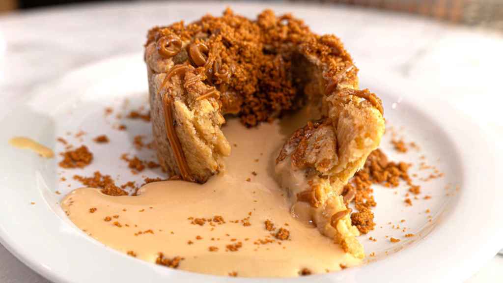 La 'cheesecookie' individual de Caracola hecha de galletas Lotus.