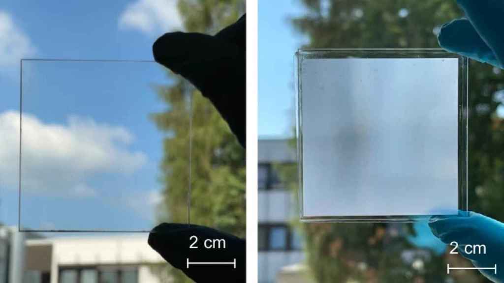 Comparativa entre un cristal tradicional y un PMMM