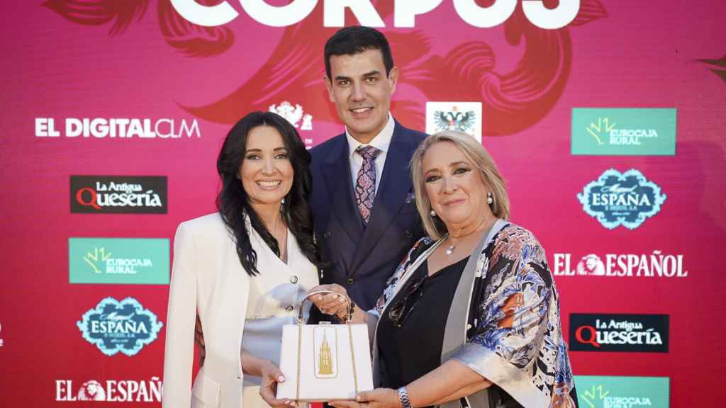 La vicepresidenta de EL ESPAÑOL durante el Corpus