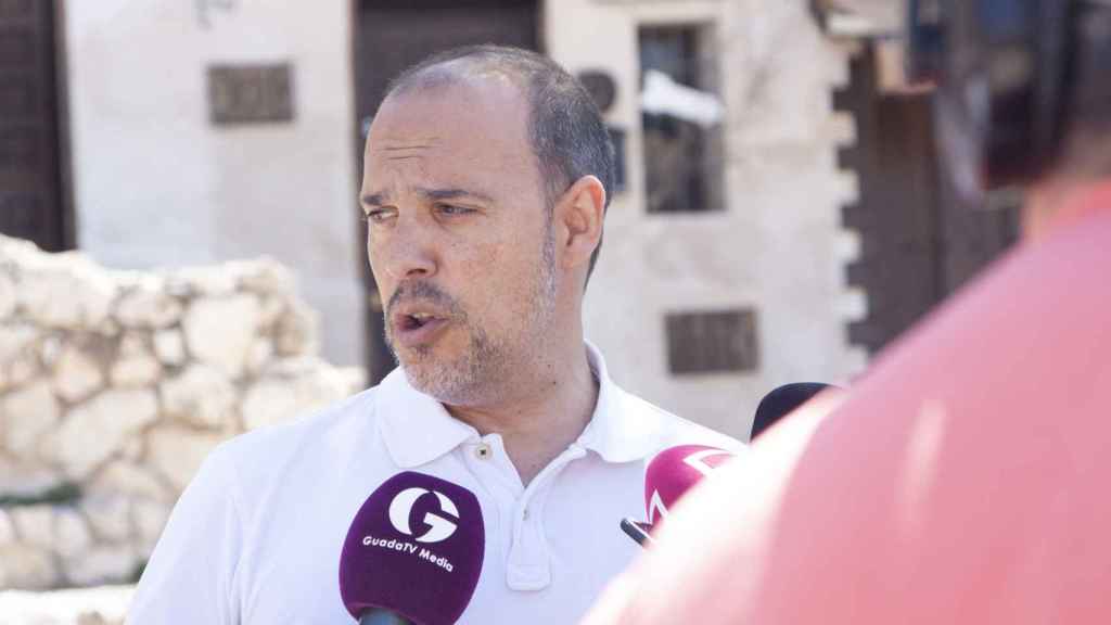 Pablo Bellido, este martes en Hita.