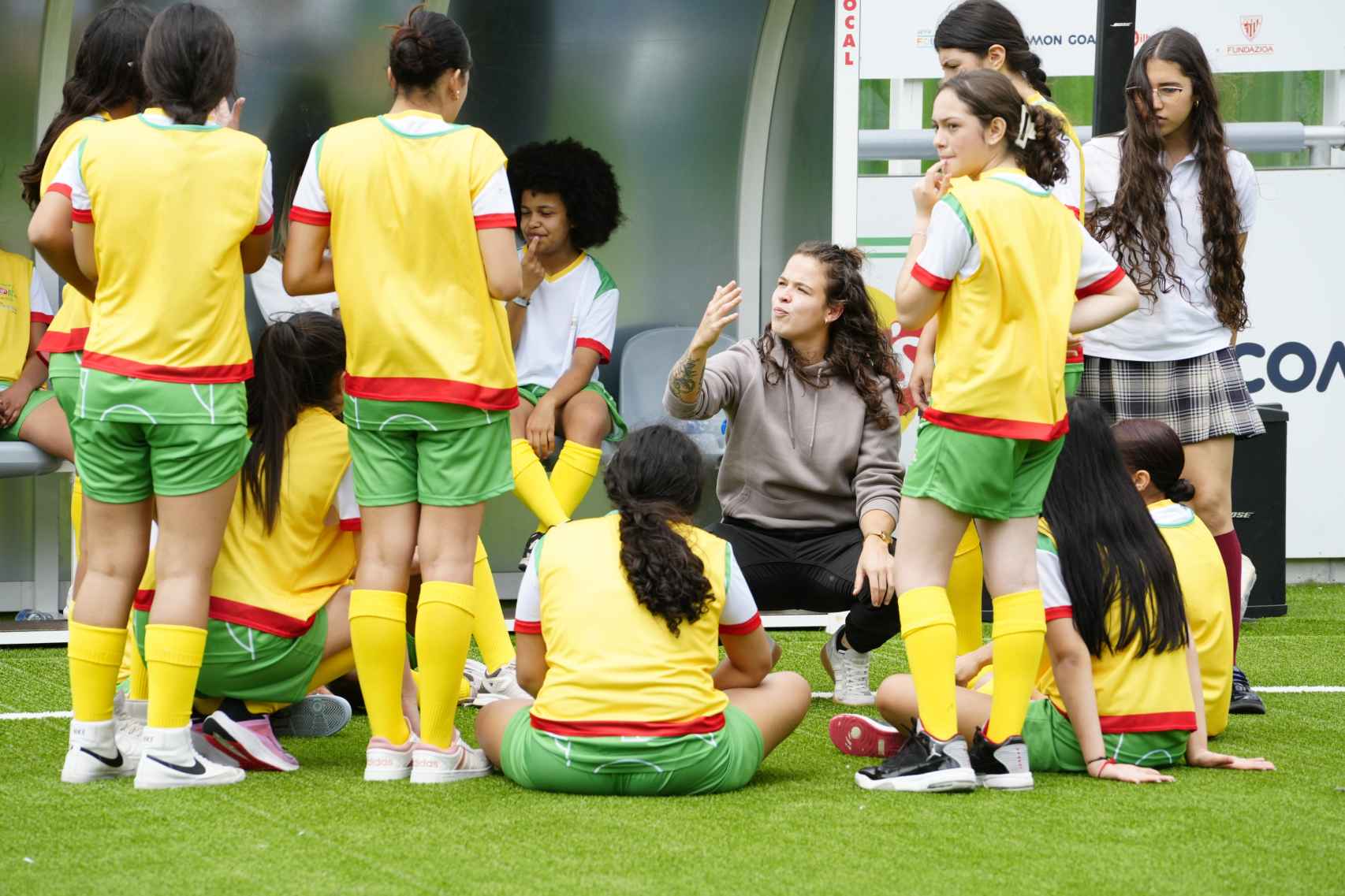 Patricia Zugasti lideró uno de los equipos del torneo y les dio un discurso inspiracional a sus chicas