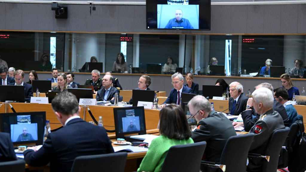 El ministro ucraniano de Defensa, Rustem Umerov, ha intervenido en la reunión por videoconferencia