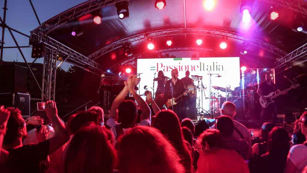 Actuación en Passione Italia 2023.