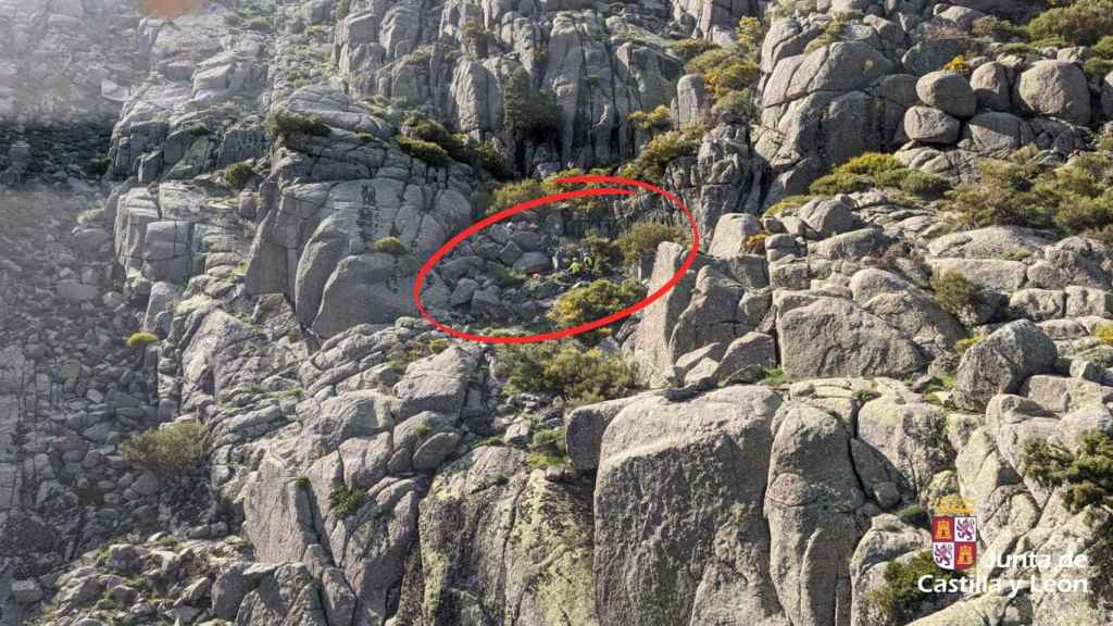 Rescate del montañero herido en Los Galayos