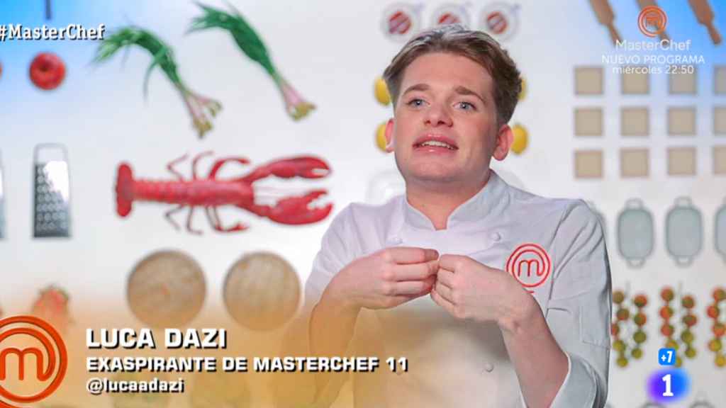 Luca Dazi, exconcursante de 'MasterChef'