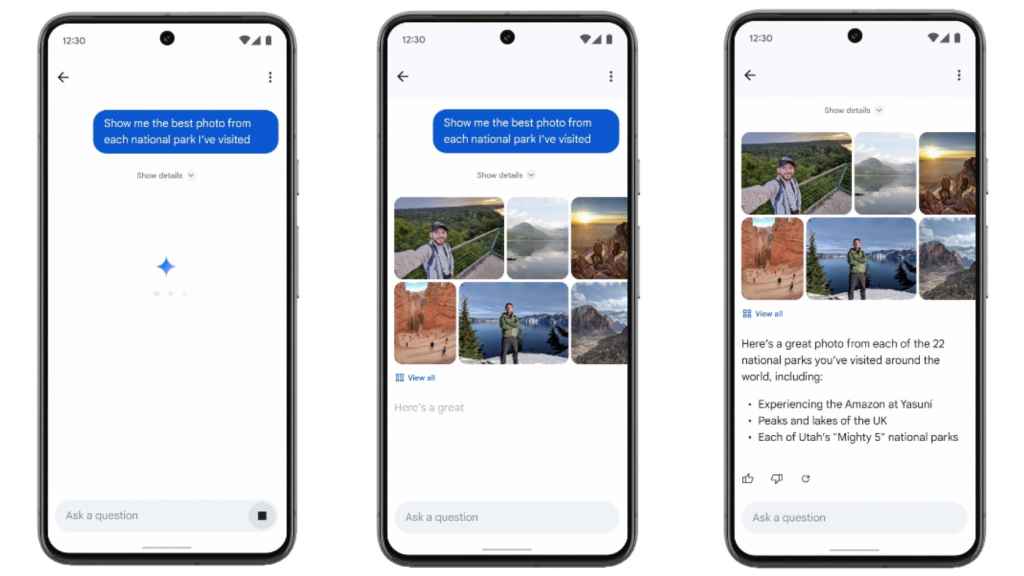 Chatbot en Google Fotos