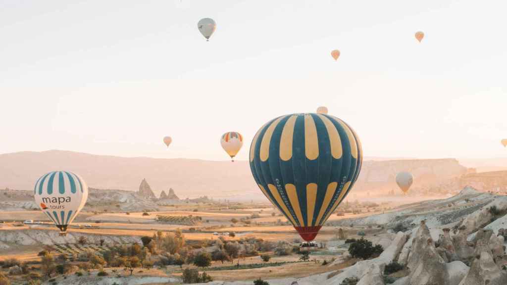 La seguridad de viajar en globo