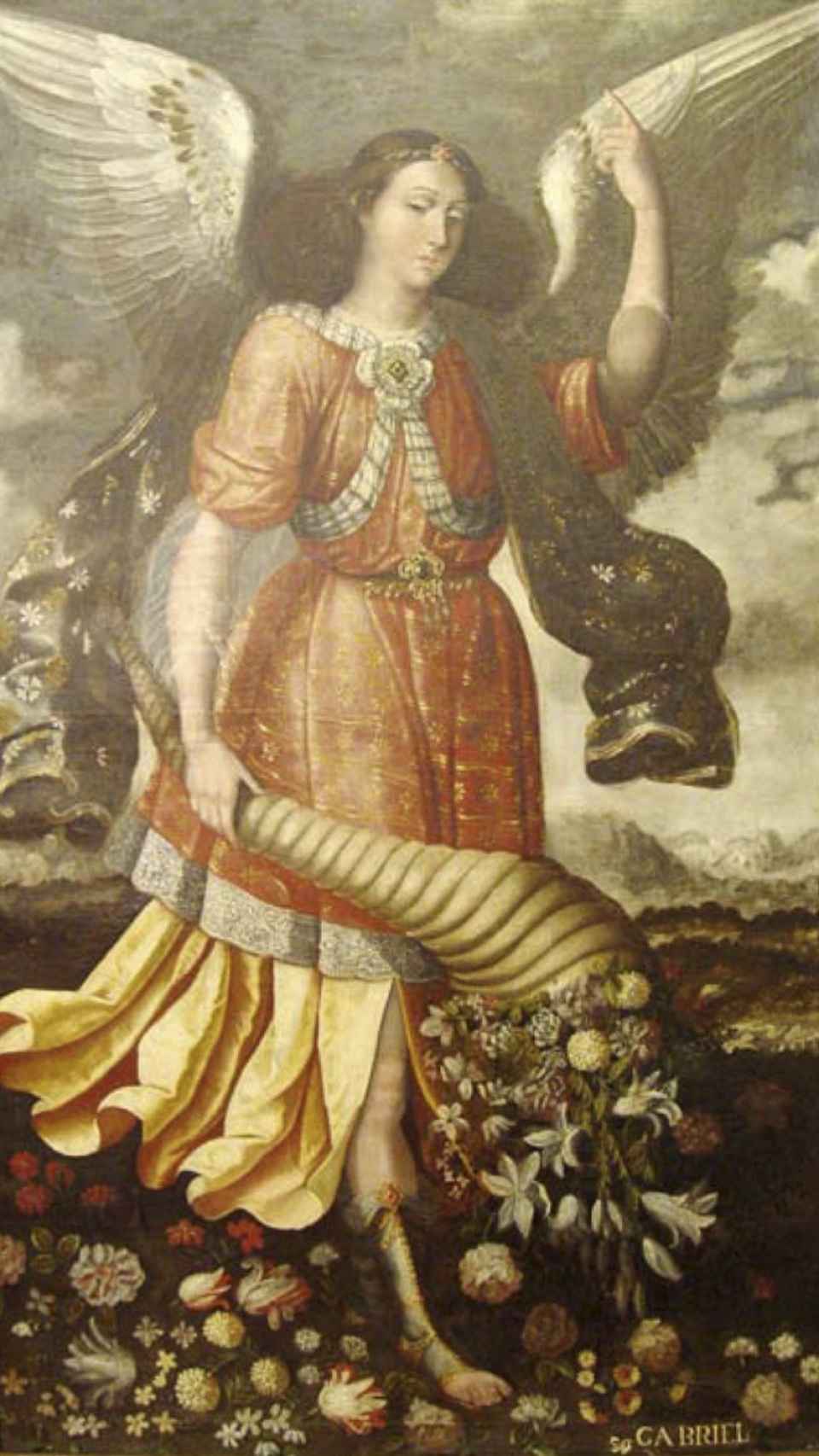 Cuadro 'Arcángel Gabriel', de Isabel de Santiago