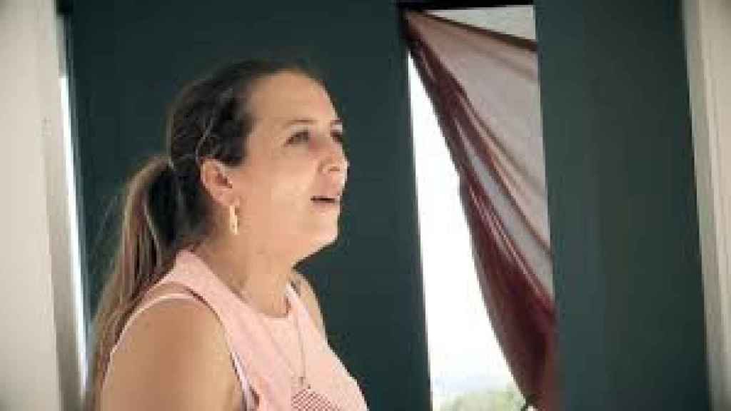 María, conocida como la Okupa Beyoncé, durante el reportaje de Y Ahora Sonsoles.