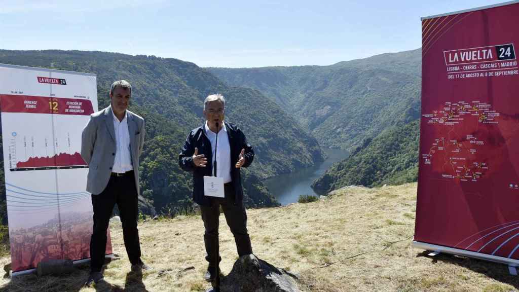 Presentación de la 12ª etapa de 'La Vuelta 24' en Ourense.