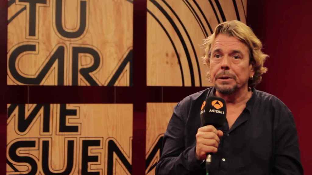 Juan Muñoz, cuando concursaba en 'Tu cara me suena'