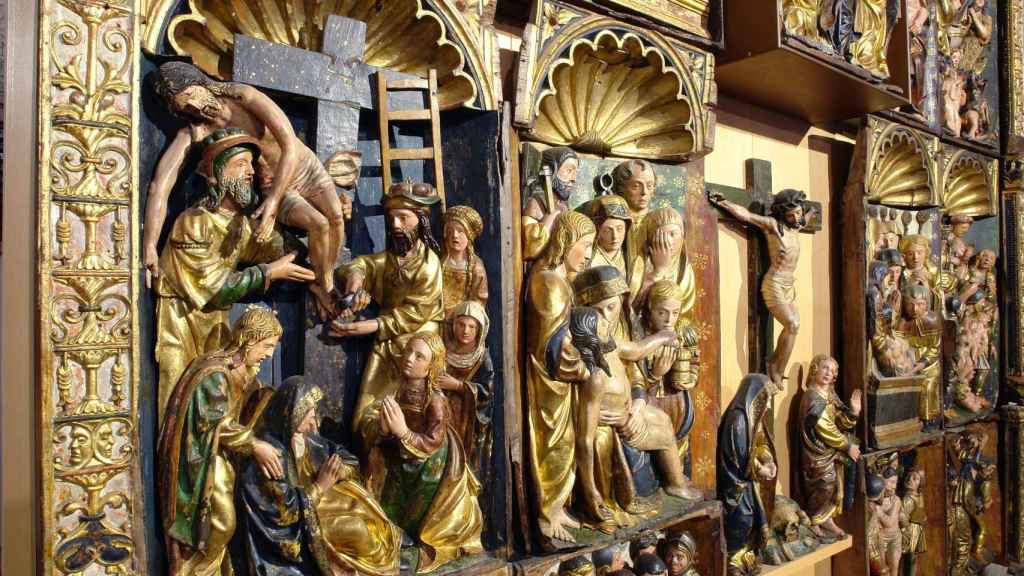 Retablo de las ánimas en el Museo de Arte Sacro