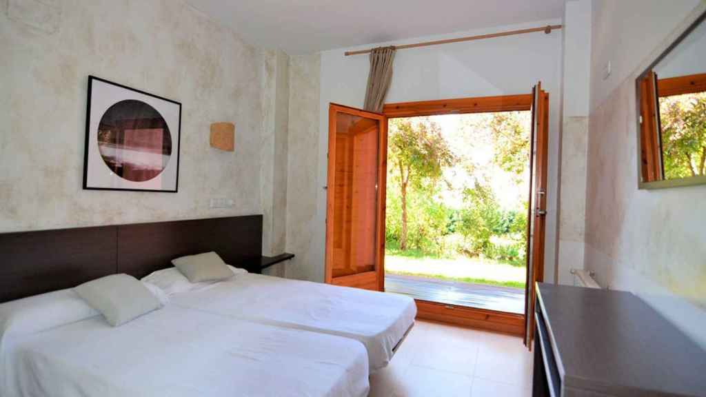 Una de las habitaciones con vistas a la naturaleza