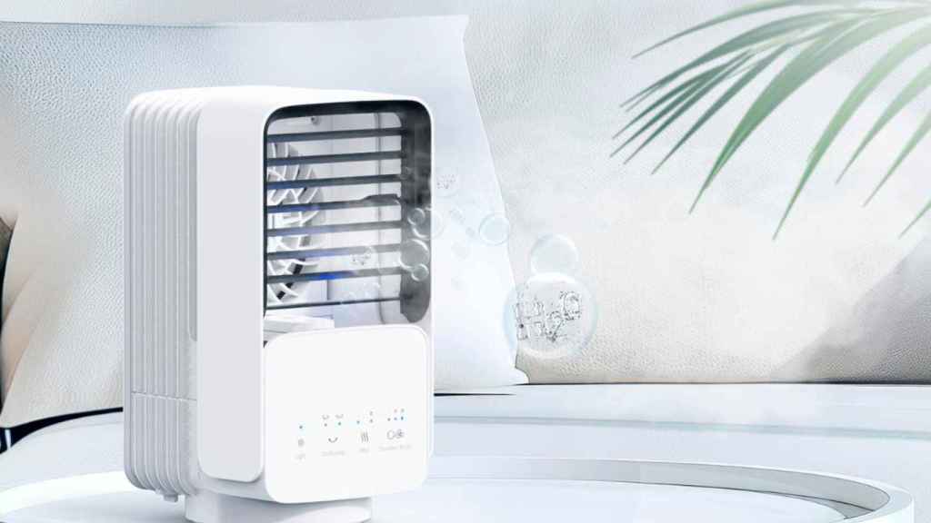 El nuevo aire portátil que arrasa en España: atomiza agua, es ultracompacto y está rebajadísimo