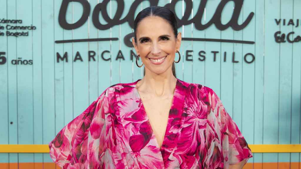 Nuria Fergó posando en el evento de este pasado martes, 28 de mayo, en Madrid.