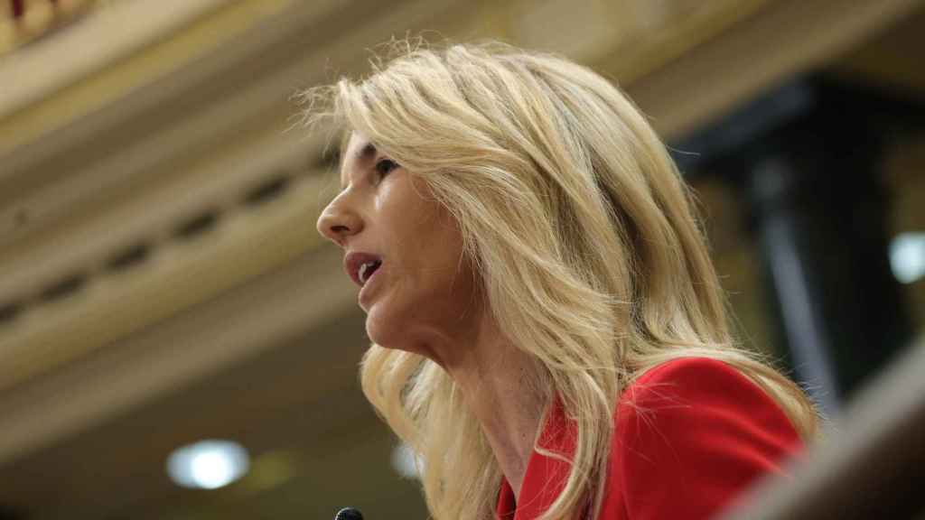 La portavoz del PP, Cayetana Álvarez de Toledo, este miércoles en el Congreso de los Diputados.