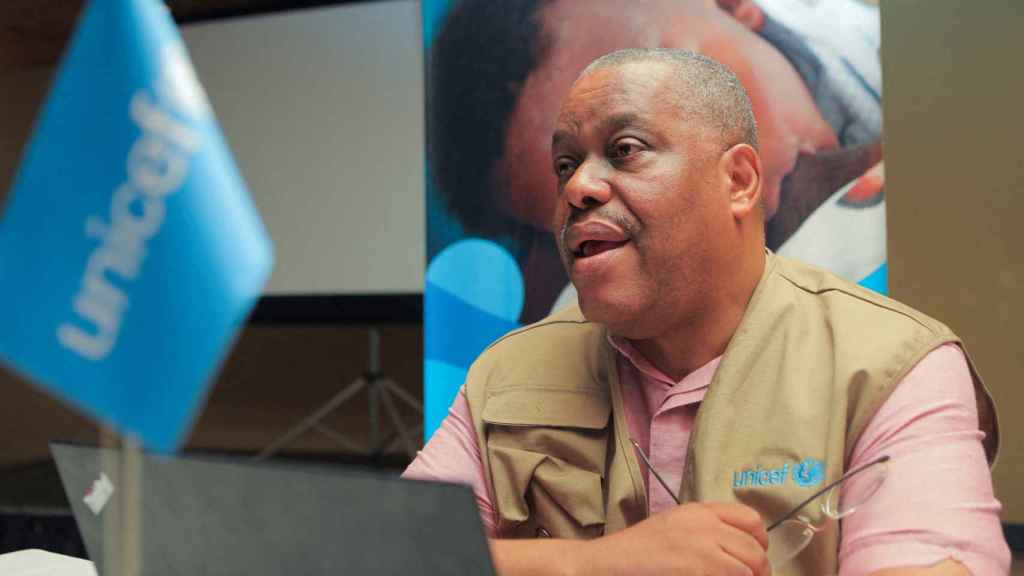 Garry Conille en su trabajo como director regional de Unicef para América Latina y el Caribe.