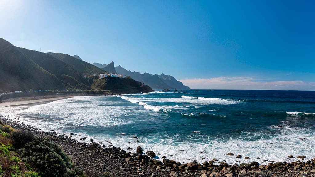 Playa de Almáciga, en Tenerife.
