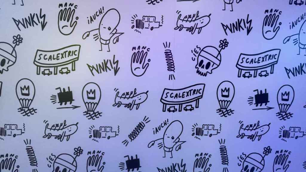 Pared con el diseño de Ash Santos.