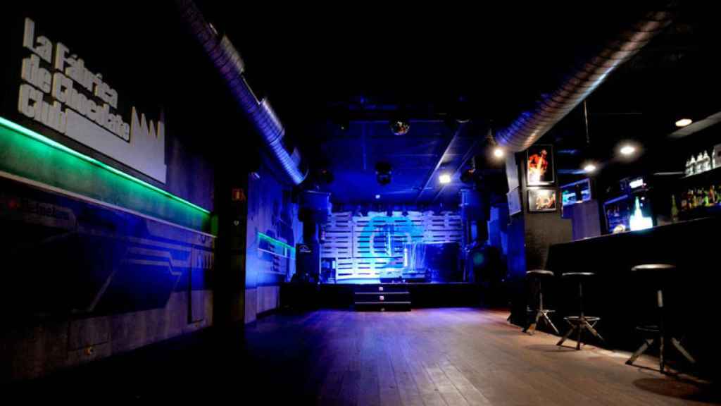 Interior de La Fábrica de Chocolate.