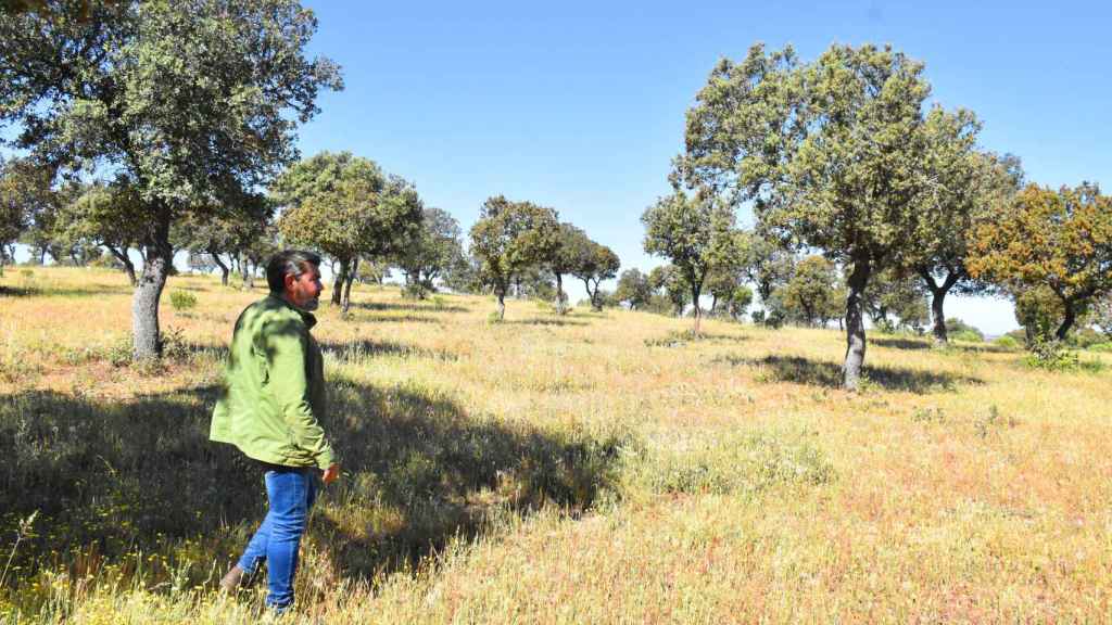 Juan Ramón en su finca
