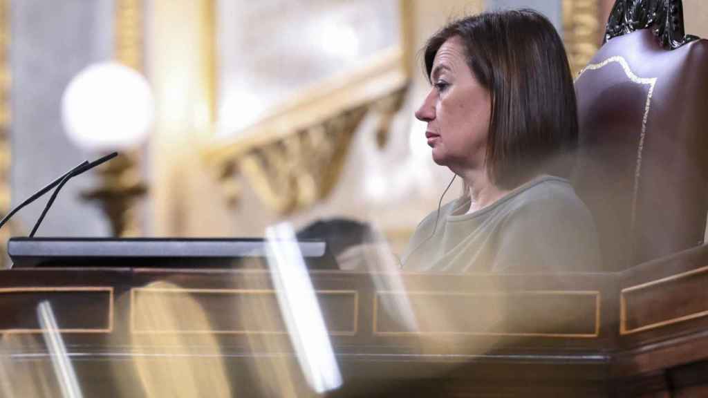 La presidenta del Congreso de los Diputados, Francina Armengol, esta semana en su butaca.