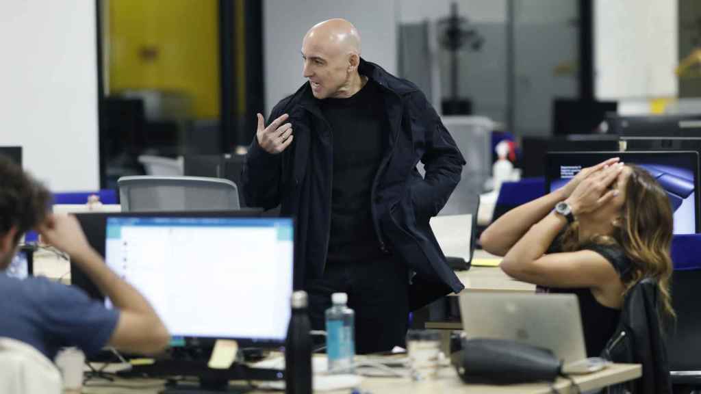 Maldini en la redacción de El día después.