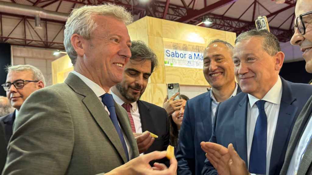 Alfonso Rueda asiste a la presentación de Fromago en la 46 Feria Internacional Abanca Semana Verde de Galicia