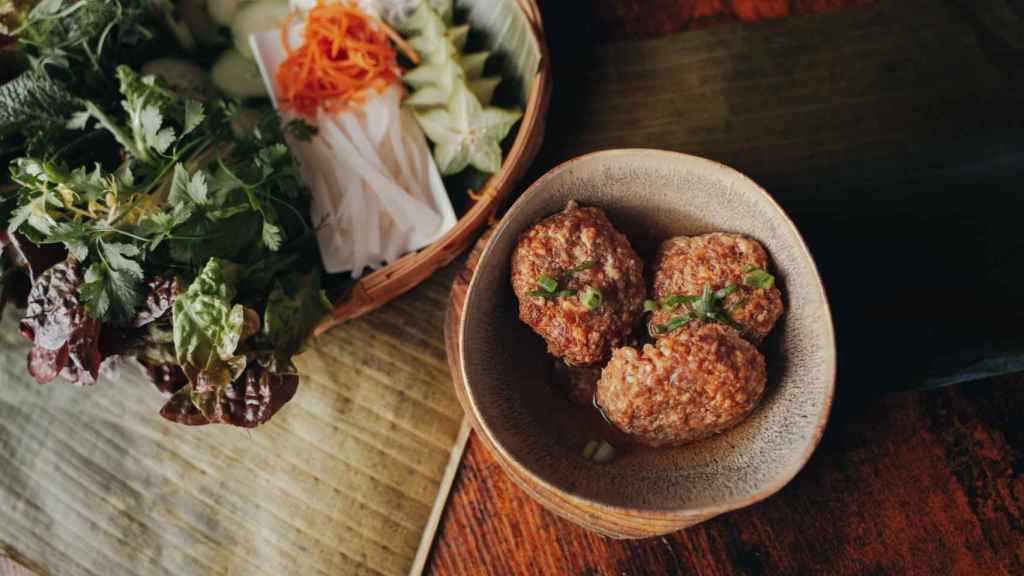 Bún Chă en Saigon Delice.