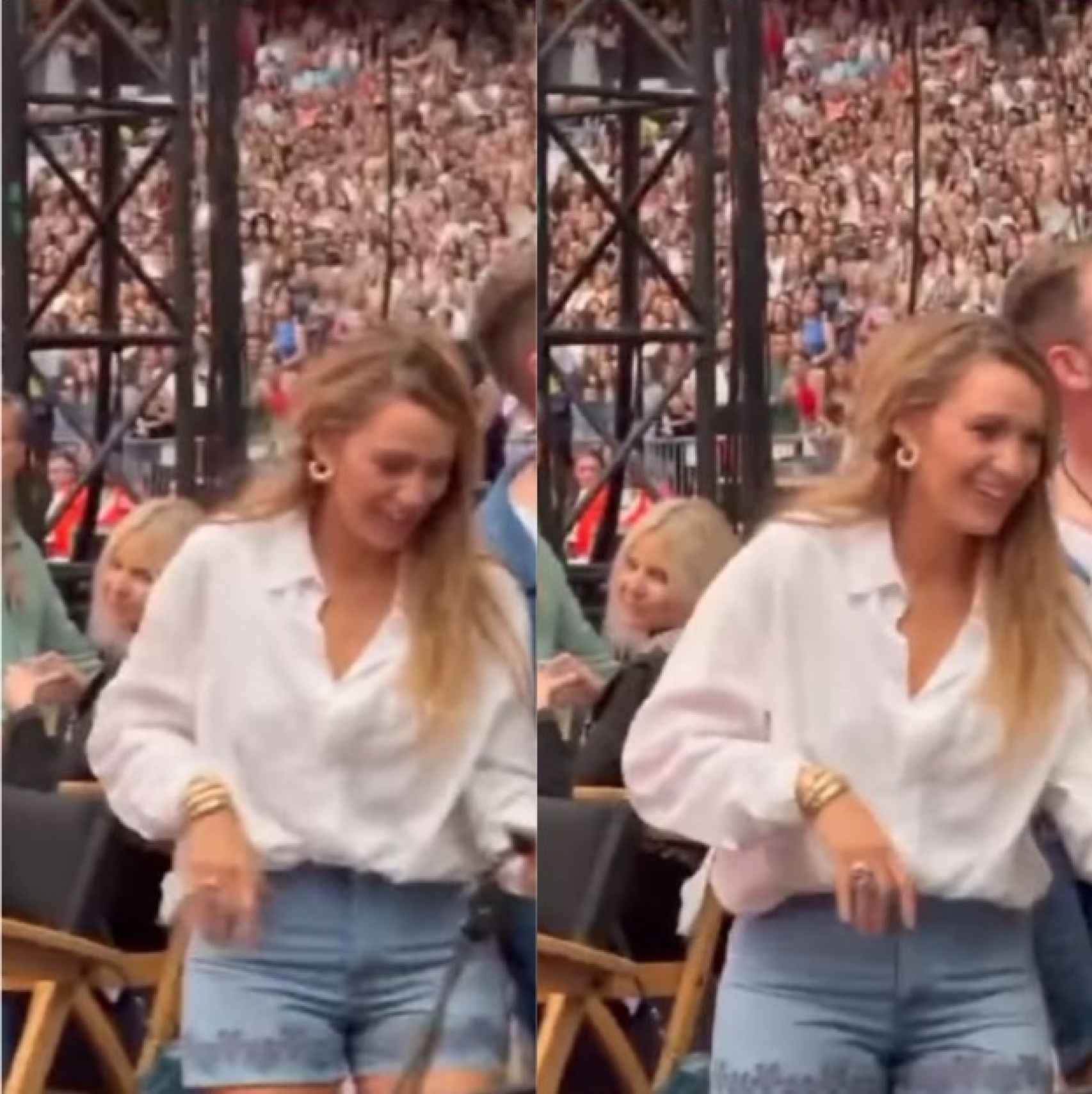 El look de Blake Lively en el concierto de Taylor Swift