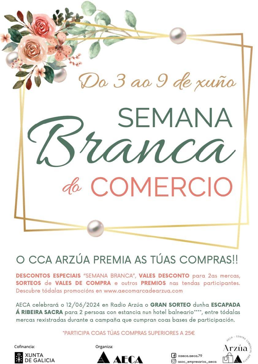 Cartel de la Semana Branca do Comercio.