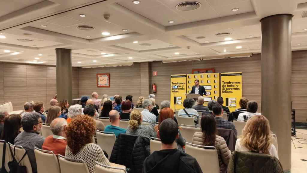 Luis María Pardo, en un acto de campaña.