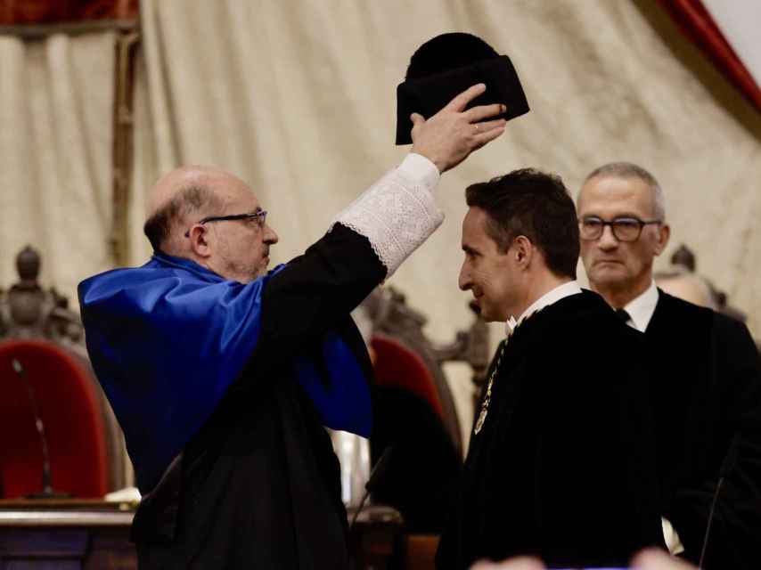Toma de posesión del nuevo rector de la USAL, José Manuel Corchado