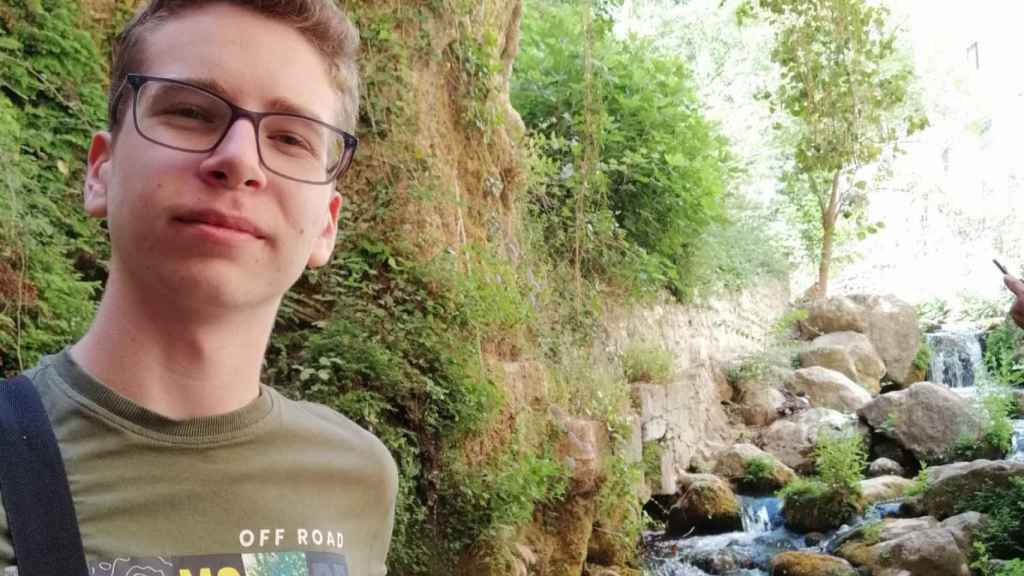 Alberto Martínez en la naturaleza.