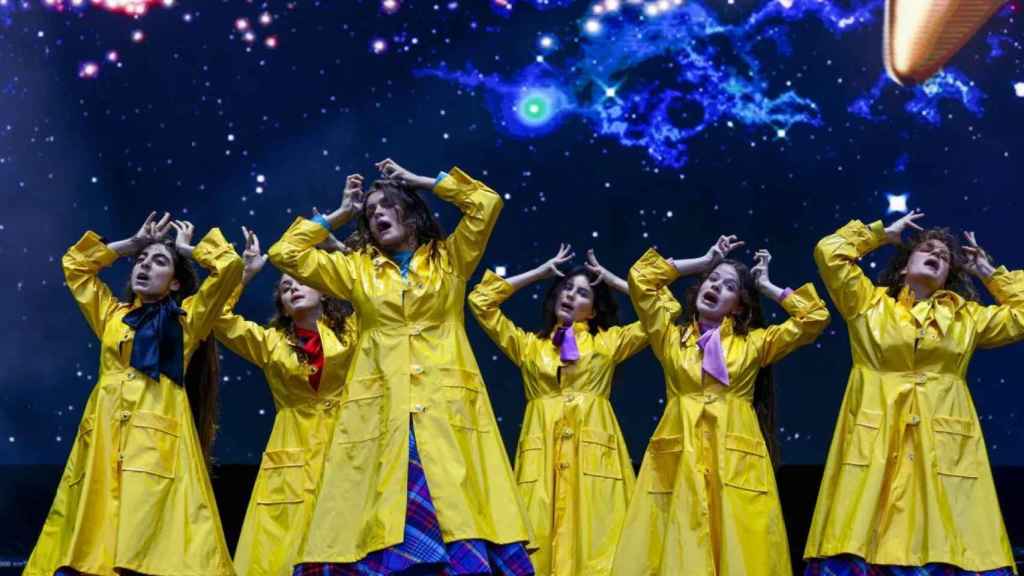 Las Stella Maris durante su actuación