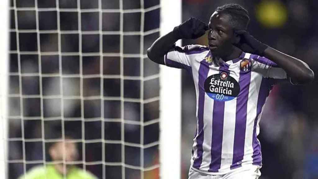 Amath Ndiaye con el Real Valladolid